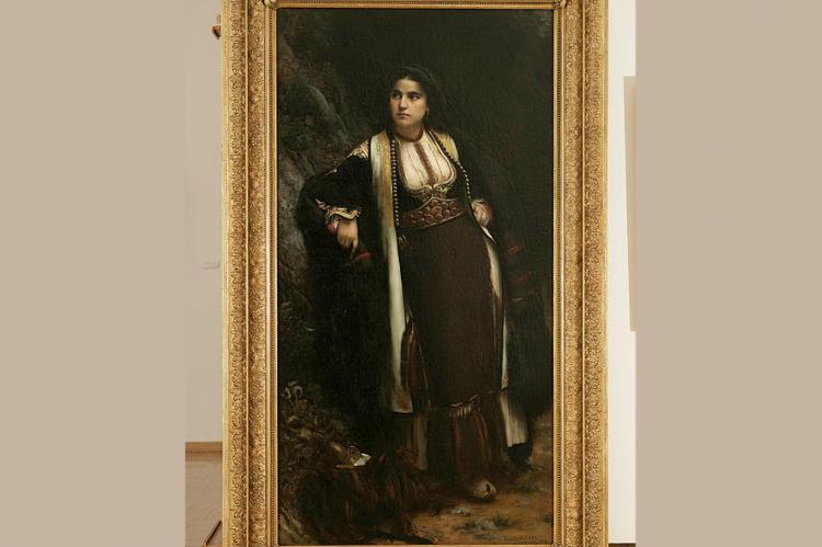 Crnogorka na sastanku, 1883., Moderna galerija, Zagreb